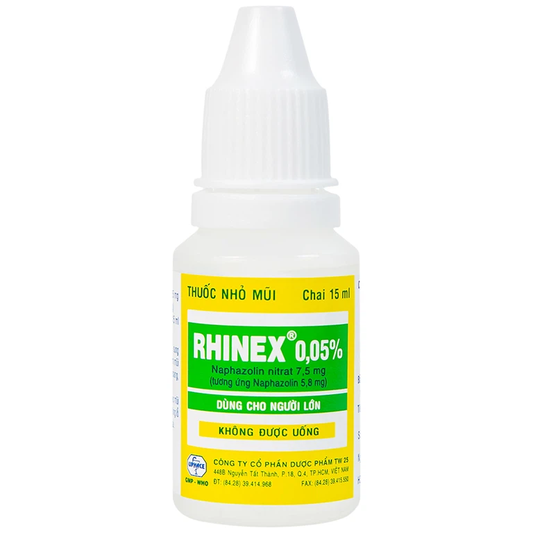 Thuốc nhỏ mũi Rhinex 0.05% Uphace - Ảnh 3