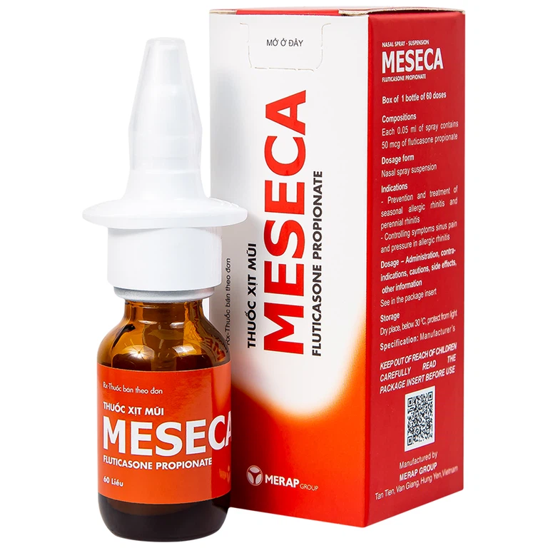 Thuốc xịt mũi Meseca Merap