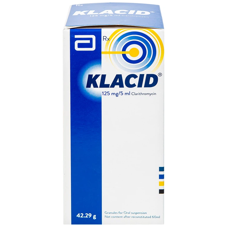 Cốm pha hỗn dịch uống Klacid 125mg/5ml - Ảnh 3