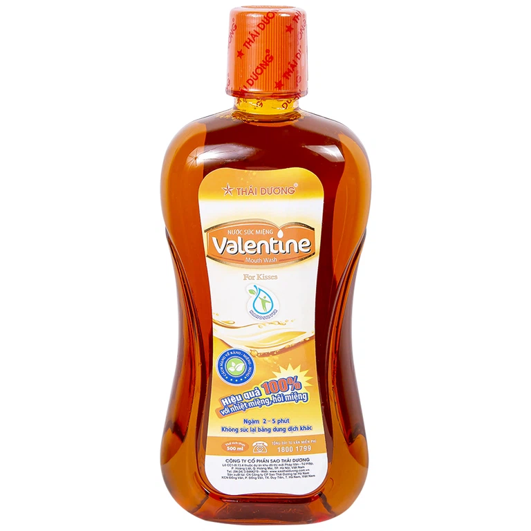 Nước súc miệng Valentine Thái Dương