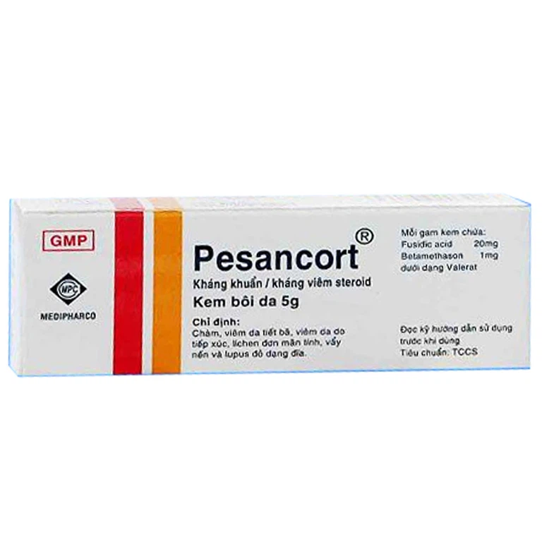 Kem bôi da Pesancort Medipharco